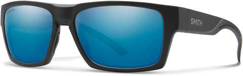 Smith Optics Lunettes de soleil Outlier 2 - Monture Matte Black - Lentilles ChromaPop™ Polarized Blue Mirror