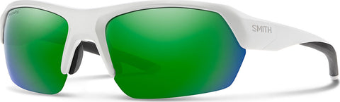 Smith Optics Lunettes de soleil Tempo - Matte White - Lentille ChromaPop Sun Green Mirror