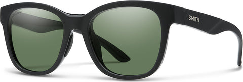 Smith Optics Lunettes soleil Caper - Matte Black - Lentilles Chromapop Polarisée Gray Green