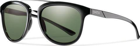 Smith Optics Lunettes de soleil Clayton - Black - Lentille Chromapop Polarized Gray Green