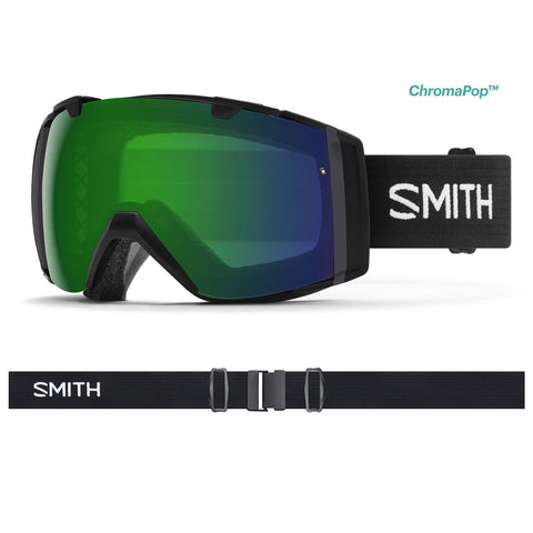 Smith Optics I/O - Black - Lentille  Chromapop Everyday Green Mirror + Chromapop Storm Rose Flash