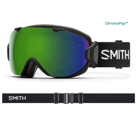 Smith Optics I/OS - Black - Lentille  Chromapop Sun Green Mirror + Chromapop Storm Rose Flash