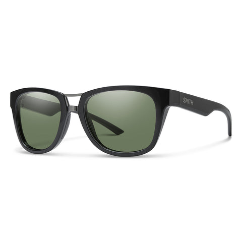 Smith Optics Landmark - Black Frame - Lentille polarisée Gray Green