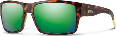 Smith Optics Lunettes de soleil Outlier - Matte Tortoise Neon - Lentille Sun Green Mirror