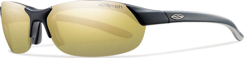 Smith Optics Parallel - Matte Black - Lentille Carbonic TLT Polarisée Dorée Miroir