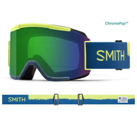 Smith Optics Squad - Acid Resin - Lentille  Chromapop Everyday Green Mirror + Yellow