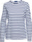 Saint James Marinière Minquidame Breton - Femme - Neige - Marine
