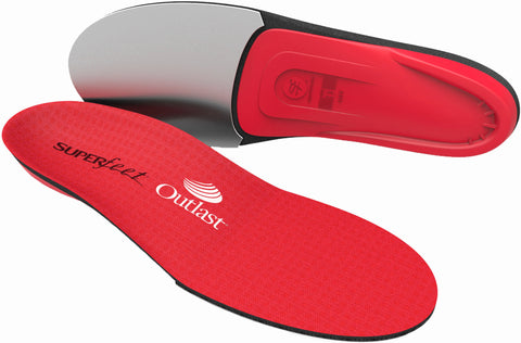 Superfeet Semelles à bottes de Ski et Snowboard Red Hot Designed Comfort - Homme