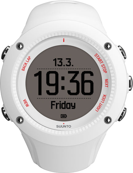 Suunto Montre GPS Ambit3 Run avec ceinture de fréquence cardiaque