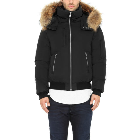 SOIA & KYO Manteau en duvet Damien - Fourrure de raton Homme
