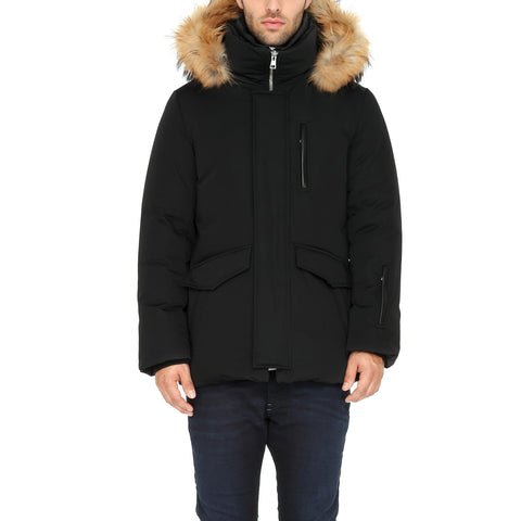 SOIA & KYO Manteau en duvet Reuben - Fourrure de raton Homme