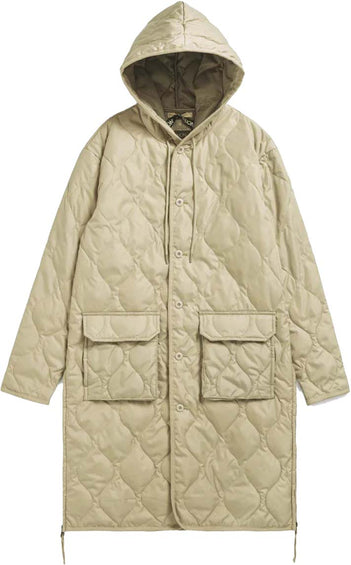 TAION Manteau militaire en duvet à capuche - Unisexe