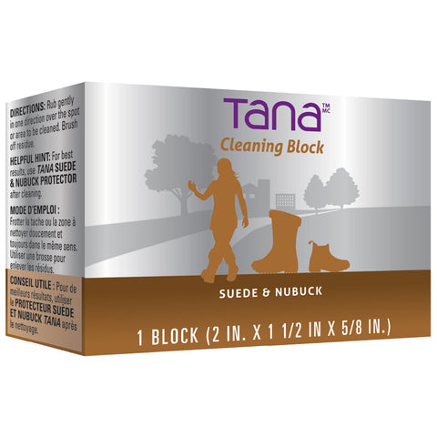Tana Bloc nettoyant pour suède et nubuck