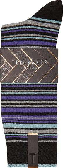 Ted Baker Chaussettes en coton rayées Holyhok Homme