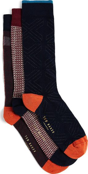 Ted Baker Coffret de 3 Paires de chaussettes Redpack - Homme