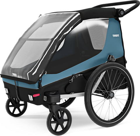 Thule Remorque pour vélo pour enfant à deux places Courier