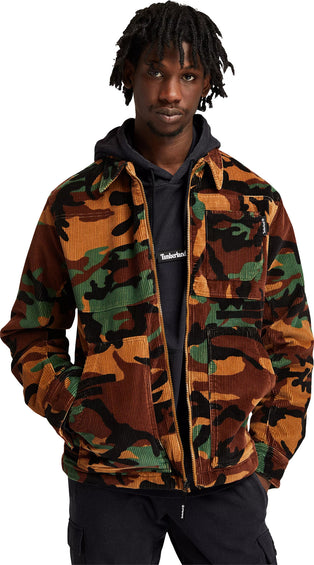 Timberland Manteau chore en velours côtelé camouflage - Homme