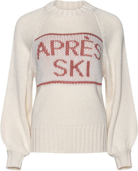 Tissées Serrées Chandail coupe décontractée en tricot Apres-Ski - Femme
