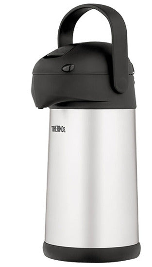 Thermos Carafe à pompe en acier inoxydable - 2.5 L
