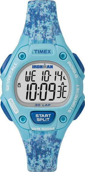 Timex Ironmanclassic 30 Ms Resin Strap - Blue