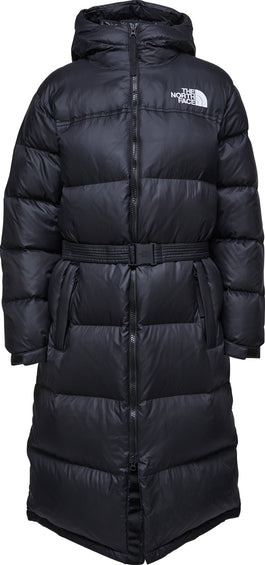 The North Face Parka long à ceinture Nuptse - Femme