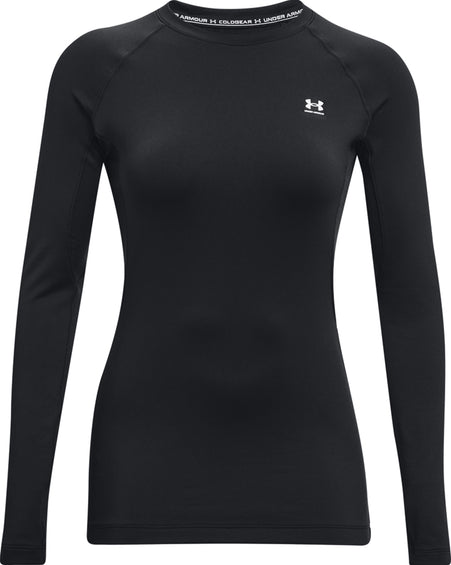 Under Armour Couche de base à col rond ColdGear Authentics - Femme