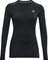 Under Armour Couche de base à col rond ColdGear Authentics - Femme - Black - White