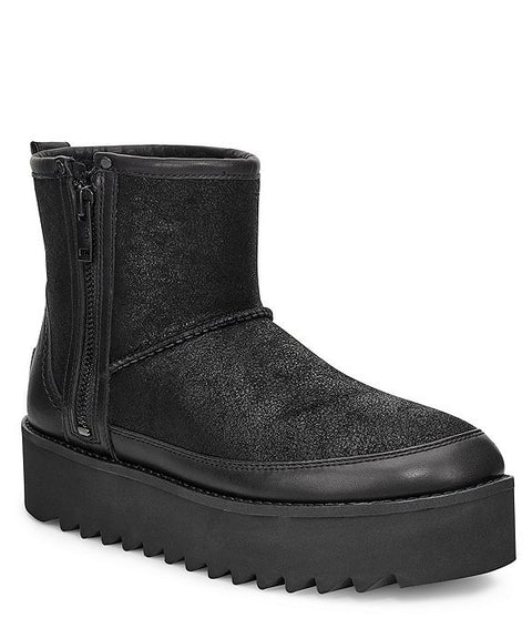 UGG Bottes Classic Mini Rebel Biker - Femme