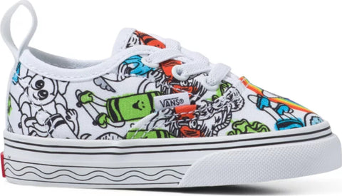 Vans Chaussures Crayola Authentic Elastic Lace - Tout Petit