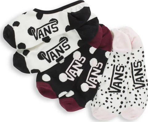 Vans Lot de 3 paires de bas Polka Dot Canoodle 1-6 - Femme
