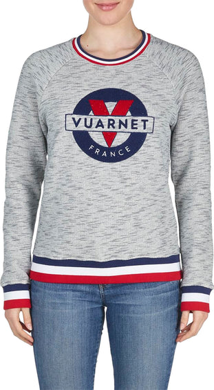 Vuarnet Chandail à col rond logo de l'écusson - Femme