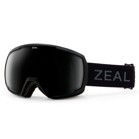 Zeal Optics Lunettes de ski Nomad - Monture Dark Night - Lentille Dark Grey