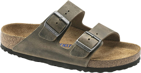 Birkenstock Sandales Arizona Lit de pied souple Cuir huilé - Homme