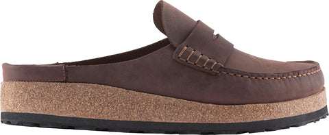 Birkenstock Sandale en cuir huilé Naples Grip - Homme