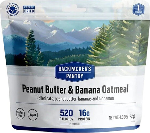 Backpacker's Pantry Gruau au beurre de cacahuète et à la banane