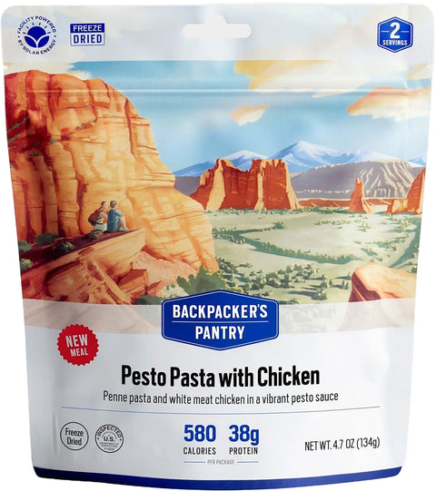 Backpacker's Pantry Pâtes au pesto avec poulet