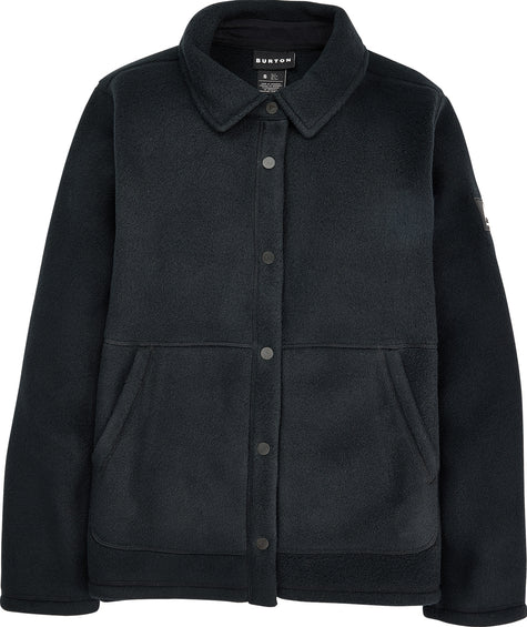 Burton Chemise à boutons-pression en molleton Cinder - Femme