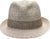 Canadian Hat Chapeau fedora en paille de papier Felix - Unisexe - Natural Mix
