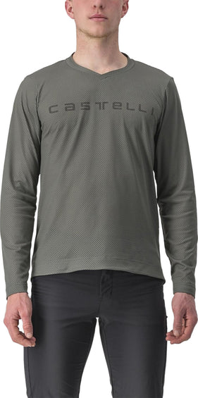 Castelli T-shirt en jersey à manches longues Trail Tech 2 - Homme
