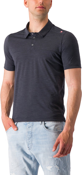Castelli T-shirt polo en mérinos - Homme