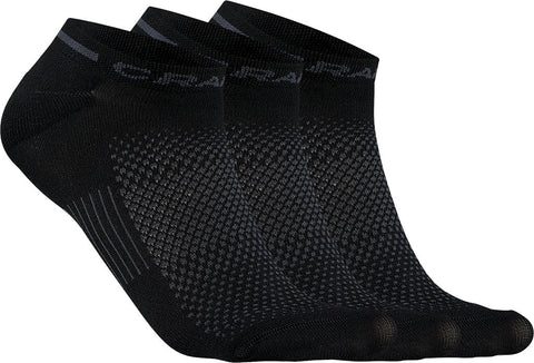 Craft Lot de 3 paires de chaussettes basses Core Dry - Unisexe