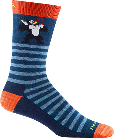 Darn Tough Chaussettes de style de vie légères Animal Haus Crew - Homme