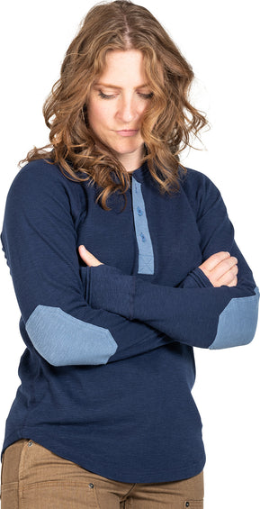 Dovetail Workwear Chandail à col boutonné thermique robuste - Femme