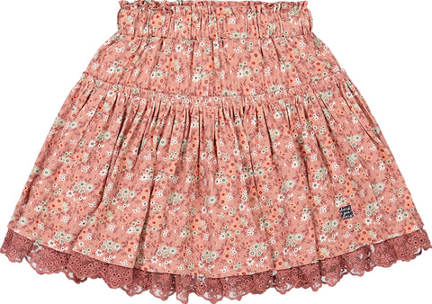 Deux par Deux Jupe tissée à imprimé floral - Petite Fille