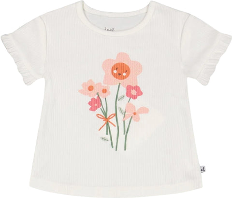 Deux par Deux Haut côtelé - Bébé Fille