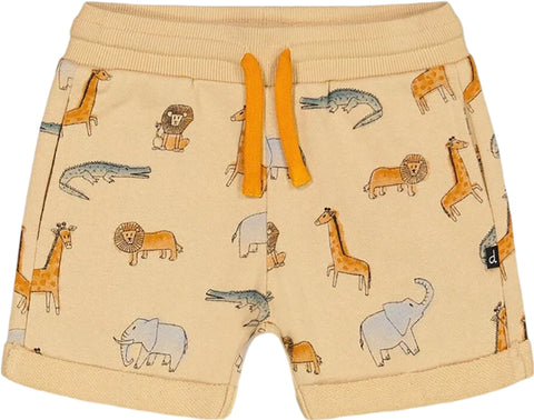 Deux par Deux Short imprimé en coton français - Grand Garçon