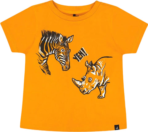 Deux par Deux T-shirt avec imprimé en coton biologique - Petit Garçon