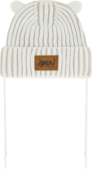 Deux par Deux Tuque en tricot avec oreilles - Bébé