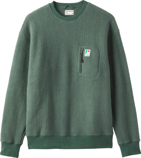 Frank And Oak Chandail à col rond en molleton polaire - Homme