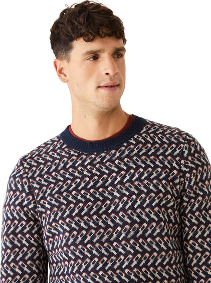 Frank And Oak Chandail jacquard à col rond - Homme
